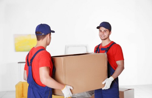 Person reviewing cookie settings on a removals website