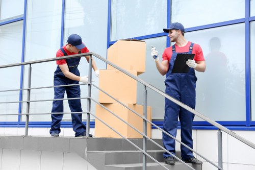 Careful handling of household furniture during a Hounslow move