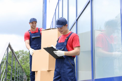 Careful boxing and labelling of household items during a local move