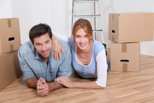 Local commercial move with office furniture and equipment in West London