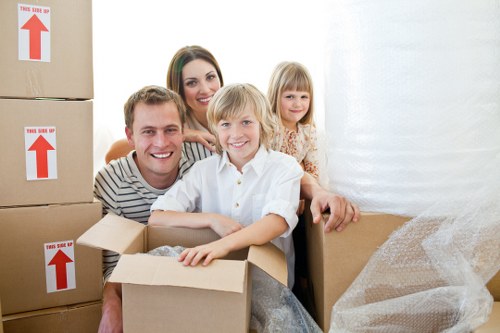 Careful loading of household items for a move in Hounslow