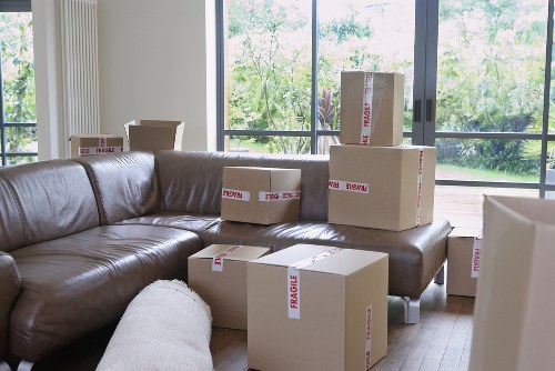 Small business office move with careful packing and transport